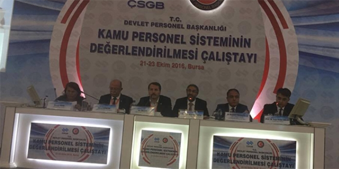 Kamu personeliyle ilgili çalıştay başladı