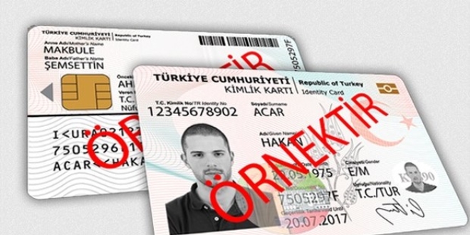 Çipli kimlik kartları 2017'de tüm illerde dağıtılacak