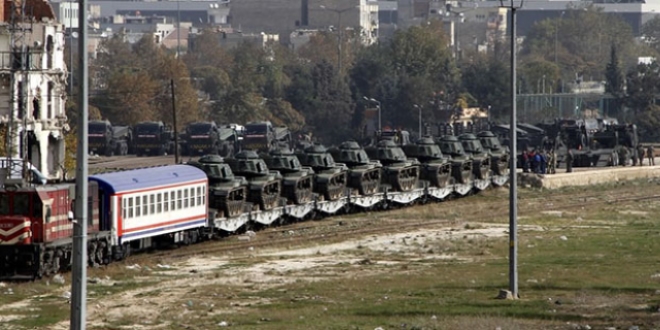 stanbul'dan gelen askeri sevkiyat Gaziantep'te