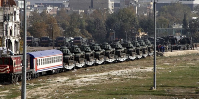 İstanbul'dan gelen askeri sevkiyat Gaziantep'te