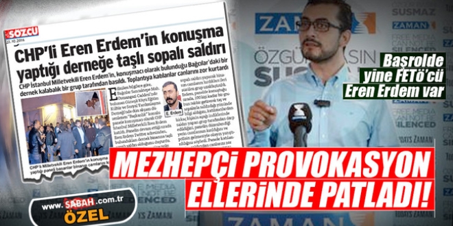 Mezhepçi provokasyon ellerinde patladı!