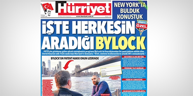 Hürriyet, neden Bylock operasyonu yapıyor?