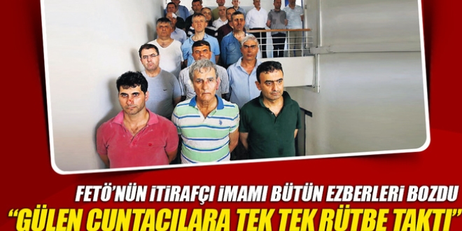 'Hepsine tek tek rütbe taktı'