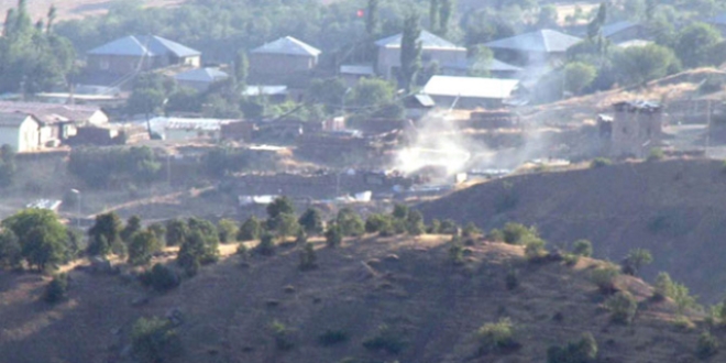 emdinli'de PKK'dan s blgesine taciz atei