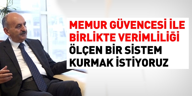 'Kamu personel rejimini değiştireceğiz'