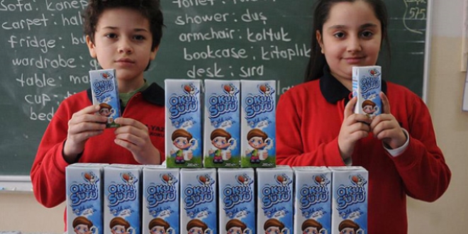 Okul sütü ihalesi yapıldı
