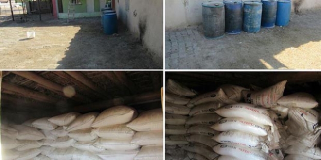 Diyarbakır'da 157 ton amonyum nitrat ele geçirildi