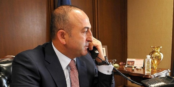 Çavuşoğlu ile Kerry telefonda görüştü