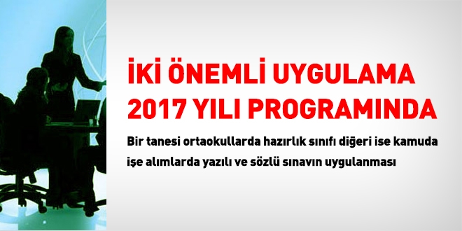İki önemli uygulama, 2017 programında yer aldı