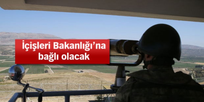 Profesyonel sınır kolluğu teşkilatı kuruluyor