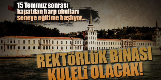 Rektörlük binası Kuleli olacak