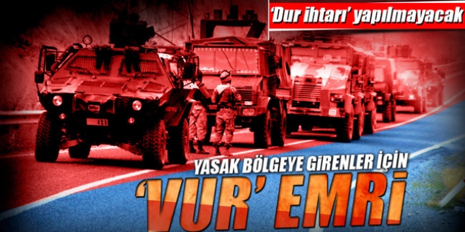 Hainler için 'Vur' emri
