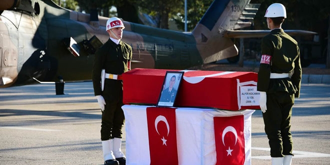 Şehit Yüzbaşı Kocaman son yolculuğuna uğurlandı