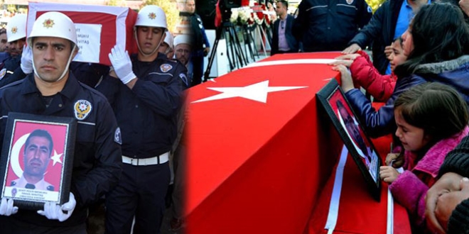 Şehit polis, Kayseri'de gözyaşlarıyla toprağa verildi
