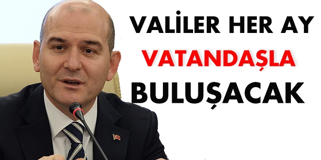 Valiler her ay vatandaşla buluşacak