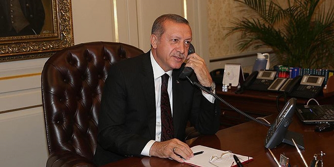 Cumhurbaşkanı Erdoğan, Trump'ı tebrik etti