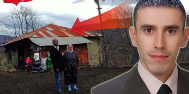 Şehidin ailesine 3 katlı yeni ev yapıldı