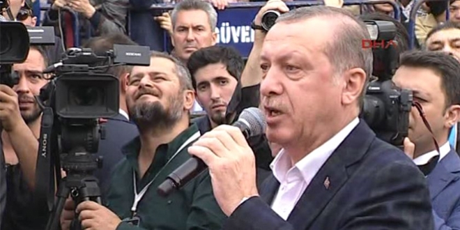 Erdoğan cenazede, PKK'nın kökünü kazıyacağız dedi