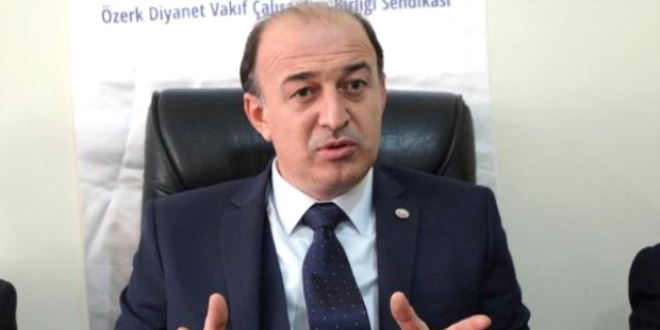 Din-Bir-Sen Genel başkanı Özdemir, güven tazeledi