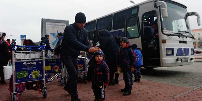 341 kişilik Ahıska Türkü, Türkiye'ye hareket etti