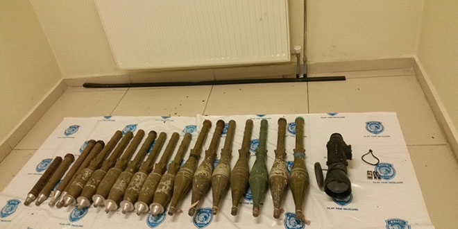 Van'da çok sayıda silah mermisi ele geçirildi