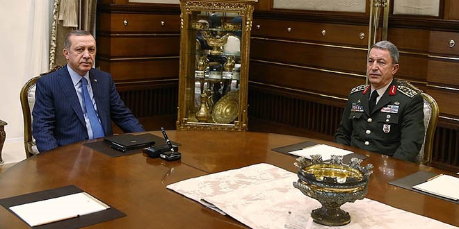 Erdoğan, Orgeneral Akar'ı kabul etti