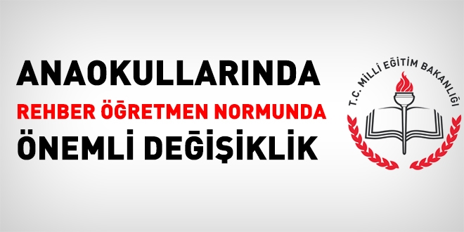 MEB, Anaokullarından Rehber Öğretmen kadrosunu kaldırdı