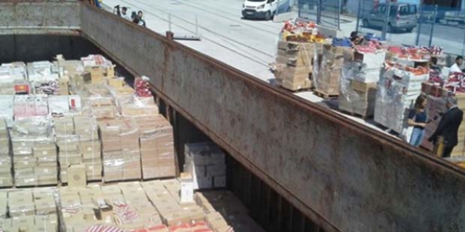 Hakkari'de 6 milyon paket kaçak sigara ele geçirildi