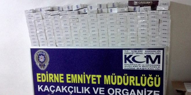 Gelinin çeyizinden gümrük kaçağı sigara ve esrar çıktı