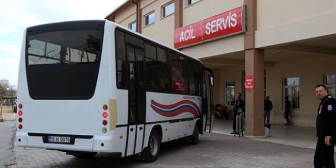 Rahatsızlanan yolcu hastaneye halk otobüsüyle götürüldü
