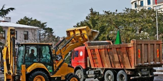 İstanbul Büyükşehir Belediyesinden kış tatbikatı