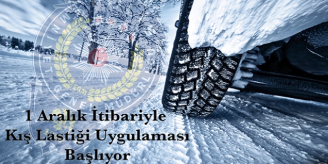 Emniyetten 'kış lastiği' denetimi