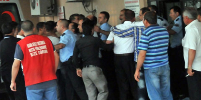 Ankara'da hasta yaknlar doktora saldrd
