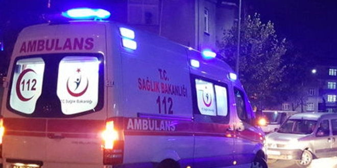 Polis'ten kaarken silahla yaralanan src ld