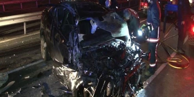 15 Temmuz ehitler Kpr yolunda 2 ayr trafik kazas
