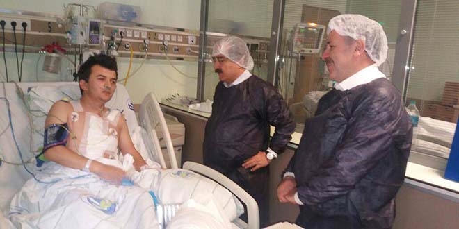 Silahlı saldırıda yaralanan polis hayati tehlikeyi atlattı