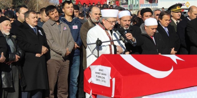 Şehit Uzman Çavuş Şahin son yolculuğuna uğurlandı