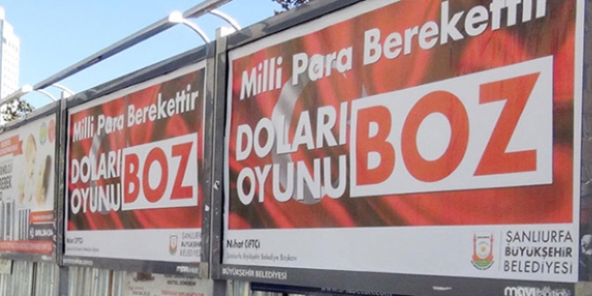 Belediye Başkanı'ndan 'dolarını boz' çağrısı