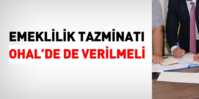 Emeklilik tazminatının verilmesinde, talep yeterli midir?