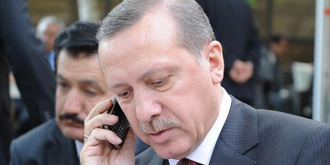 Cumhurbakan Erdoan'a liderlerden taziye telefonu