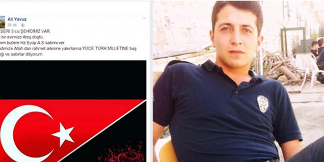 Şehit polis memuru Börklüoğlu'nun acı haberi ailesine ulaştı
