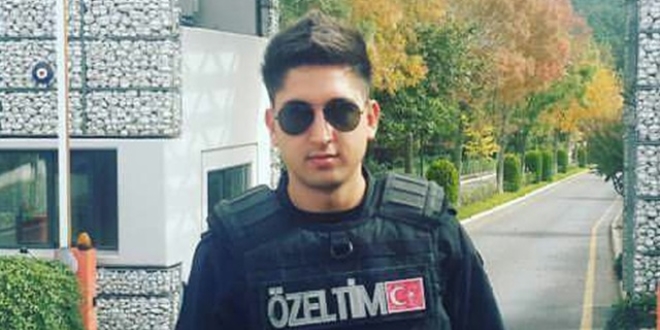 Şehit polis MHP'li Halaçoğlu'nun yakını çıktı