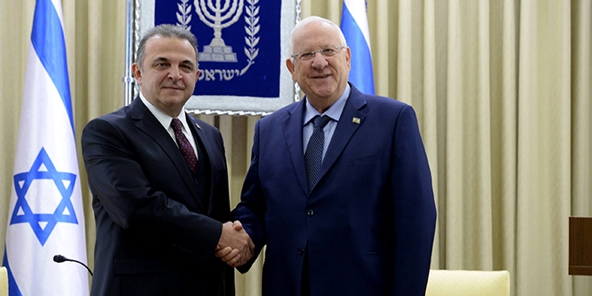 Tel Aviv Büyükelçisi Ökem güven mektubunu sundu