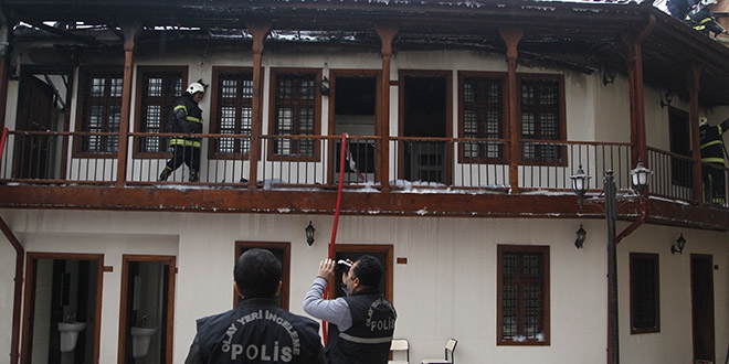 Kahramanmaraş'ta öğrenci yurdunda yangın çıktı