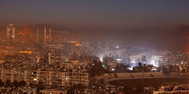 Halep'te 6 kilometrekarede can pazarı