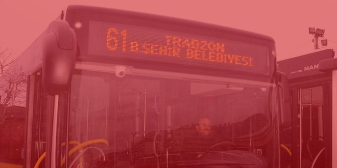 Trabzon'da otobüste canlı bomba paniği