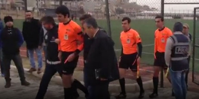 Maç sonrası gözaltına alınan hakem ile 22 kişi tutuklandı