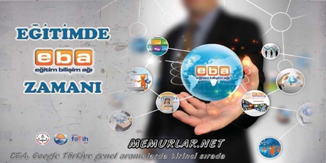 EBA, Google Türkiye genel aramalarda birinci sırada