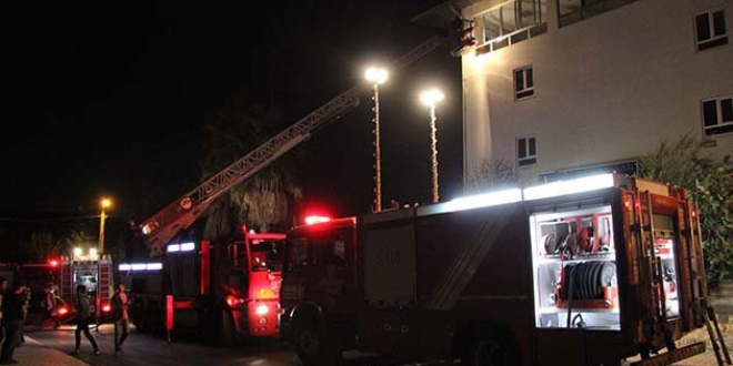 Kapatılan FETÖ yurdunda yangın çıktı