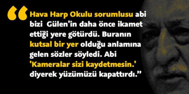 Şüphelilerin anlatımıyla FETÖ'nün 'mahrem abileri'